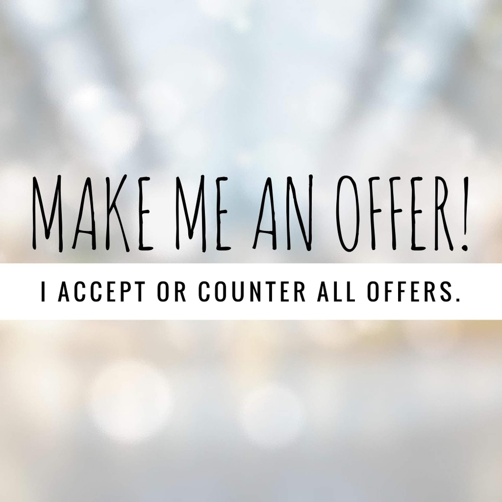 Offers invited!
